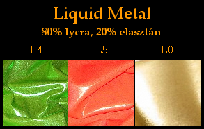 liquid metal szín választék