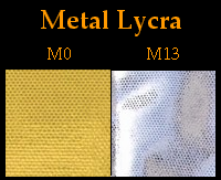 metal lycra szín választék